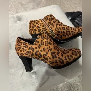 Xappeal leopard shoe boots